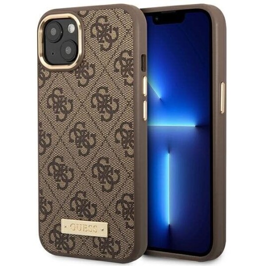 Guess iPhone 14 Plus 6,7" Hardt Deksel med MagSafe Brun