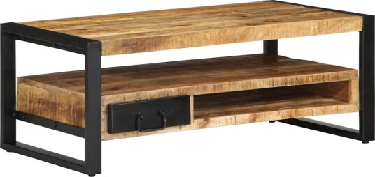  Salongbord 90x50x36 cm grovt heltre mangotre 8721158339300