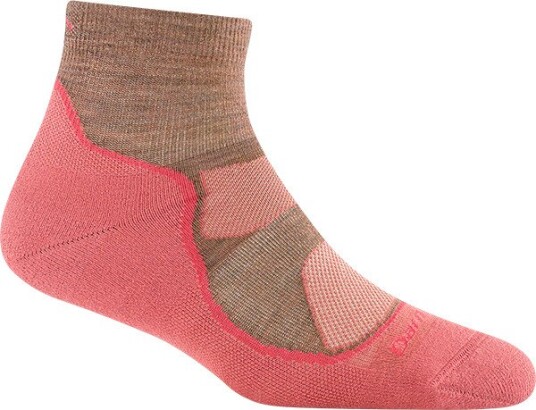 Darn Tough Women"s Light Hiker 1/4 Lightweight Hiking Sock Canyon L 41 42.5