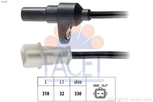 FACET 9.0142 Impulsgiver, veivaksel