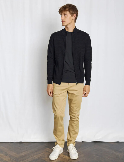 Bruun & Stengade Bs Waldis Regular Fit Knitwear - Black - M Bruun & Stengade Bs Waldis Regular Fit Knitwear - Black - M