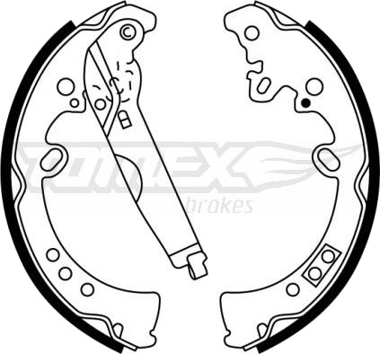 Bremsesko sett TOMEX brakes TX 22-76