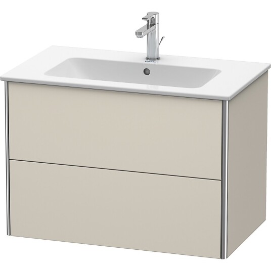 Duravit Xsquare Servantskap m/2 skuffer 810x560x478 mm Taupe