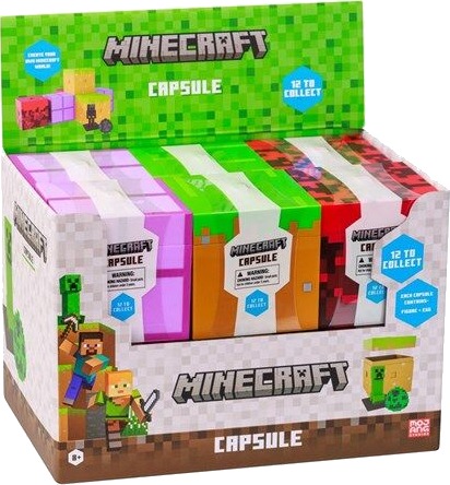 Minecraft Capsule Asst Cdu