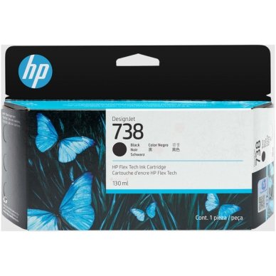 HP 498N4A HP 738 Blekkpatron svart HP 498N4A HP 738 Blekkpatron svart