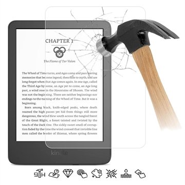 Amazon Kindle Colorsoft Signature Edition Beskyttelsesglass   9H   Case Friendly   Gjennomsiktig