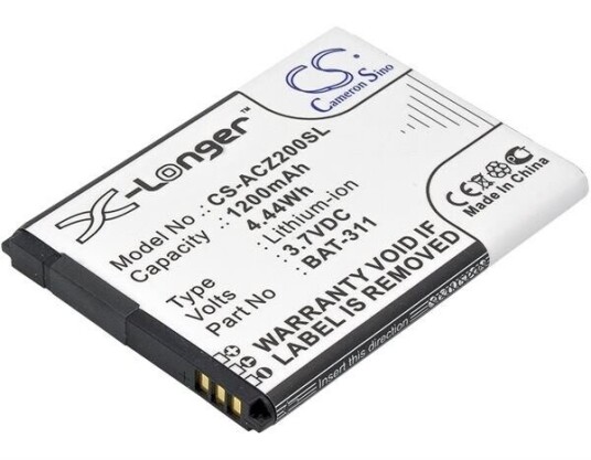 Acer Z200 batteri (1200 mAh 3.7 V) Acer Z200 batteri (1200 mAh 3.7 V)