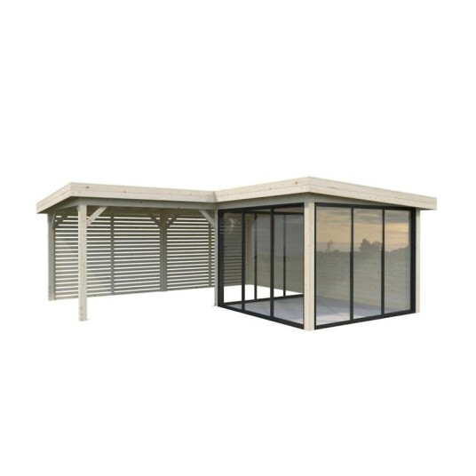 Hagestue Palmako Lenna 24,9 m2 Set 411 Slide Hagestue Palmako Lenna 24,9 m2 Set 411 Slide