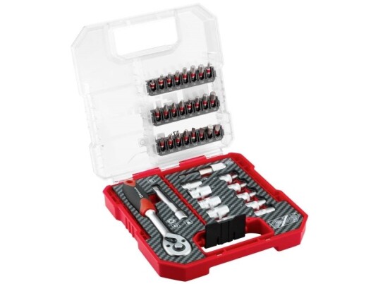 Einhell Topnøgle-Bit-Sæt 1/4 37 Dele 109022 Einhell Topnøgle-Bit-Sæt 1/4 37 Dele 109022