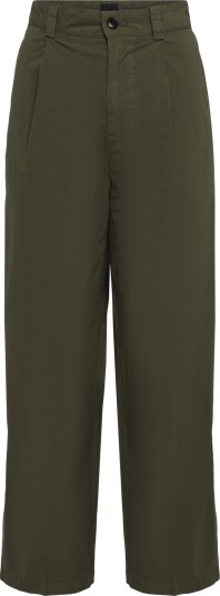BOSS Chino_St_Pleated_1 Khaki green 33 x 30