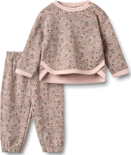 Wheat Set Sweatshirt & Trousers Emery Pink 86