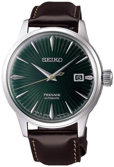 Seiko Herreklokke SRPD37J1 Presage Grønn/Lær Ø40.5 mm Seiko Herreklokke SRPD37J1 Presage Grønn/Lær Ø40.5 mm