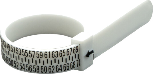 Blanca Størrelsesverktøyet til ringe KXD0443 - Unisex - Plastic Blanca Størrelsesverktøyet til ringe KXD0443 - Unisex - Plastic