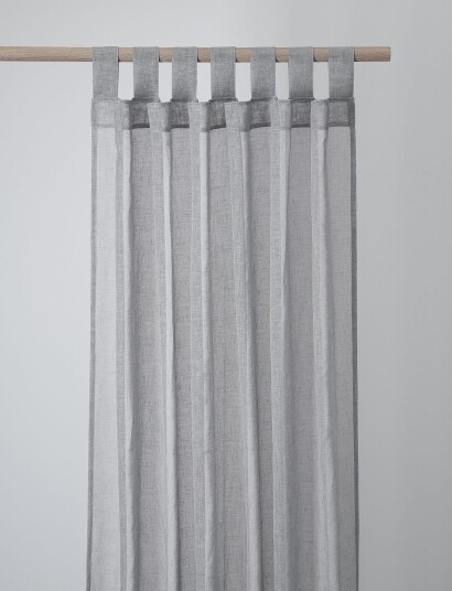 compliments Boho Curtain 140X260 Cm W/Loops Grey 140X260CM compliments Boho Curtain 140X260 Cm W/Loops Grey 140X260CM