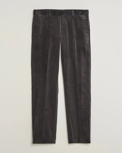 Tiger of Sweden Tense Pleated Corduroy Trousers Phantom Tiger of Sweden Tense Pleated Corduroy Trousers Phantom