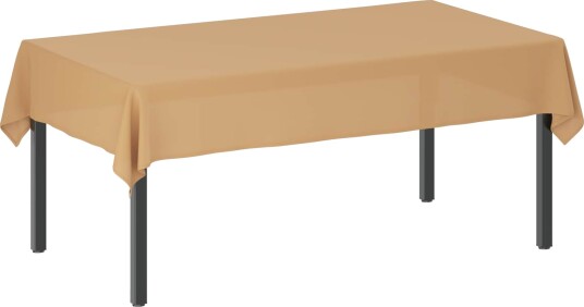 vidaXL Bordduk 5 stk. Rektangulær Beige 140 x 260 cm Polyester
