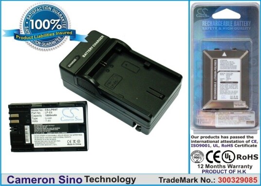 Cameron Sino Batteri til kamera for Canon EOS 5D Mark II, EOS 7D, EOS 7D digital speilreflekskamera