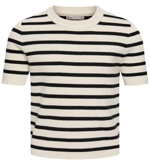 Kids Only T skjorte Strikk KogFie Cloud Danser/Black Kids Only 7 8 år 122 128 T skjorte Hvit Svart