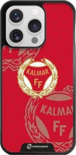 Phonecases3D iPhone 15 Pro Kalmar FF 3D mobildeksel, svart