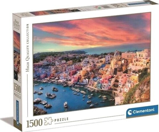Clementoni Puzzle HQC Picturesque Procida Island 1500 pieces 2D Puslespill