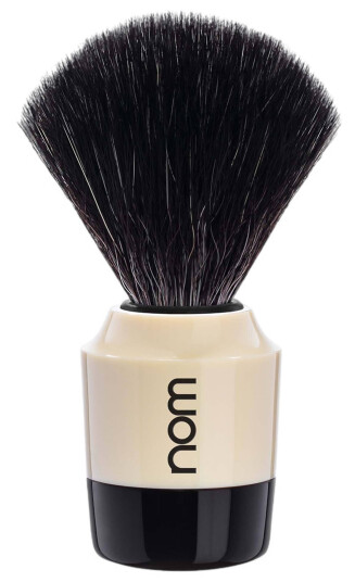 nom MARTEN shaving brush Black Fibre Cream