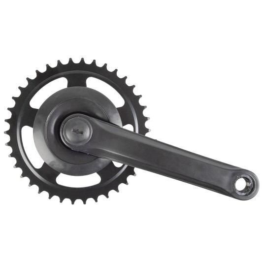 Kranksett Singlespeed 38T 170mm 3/32 Sort Kranksett Singlespeed 38T 170mm 3/32 Sort