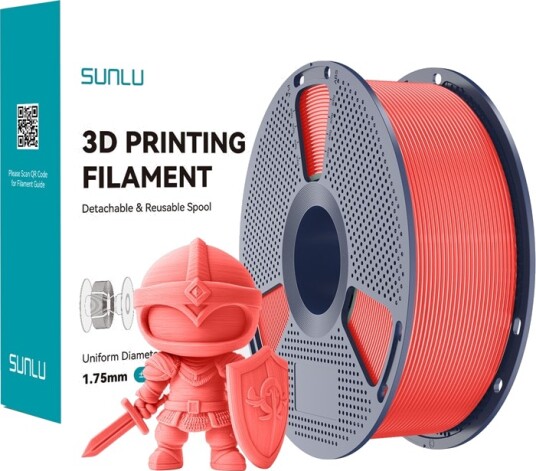 Sunlu Pla+ Filament (Cherry)