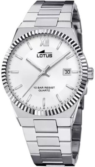 Lotus Herreklokke 18835/1 Classic Sølvfarget/Stål Ø40 mm