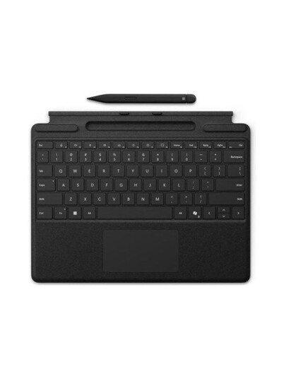 Microsoft Surface Pro Keyboard Tastatur Spansk Svart