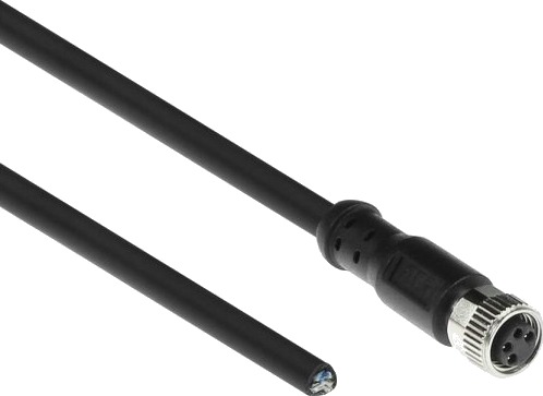 Act Industrial Sensorkabel 3,00 M M8a 4-Polet Hunn Til Åpen Ende Ultraflex Xtreme Tpe Skjermet (Sc3111)