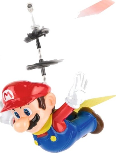 Carrera Super Mario RC Helikopter 2.4GHz Gyro 8+ År Flying Cape