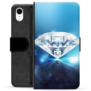 iPhone XR Premium Lommebok-deksel Diamant