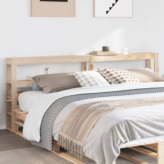 Hodegavl med hylle 200 cm heltre furu 8721102853470