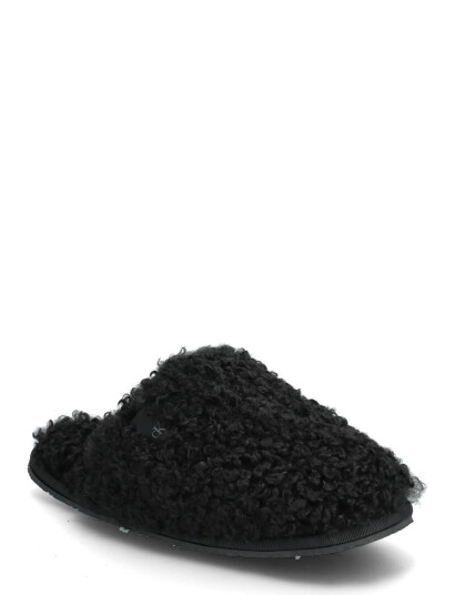 Calvin Klein Close Slipper Fur - Black - 37