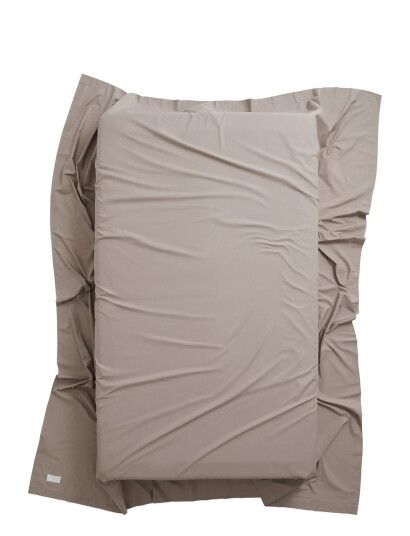 MAGNIBERG Mother Flat Sheet Poplin - Beige - 260X 280CM