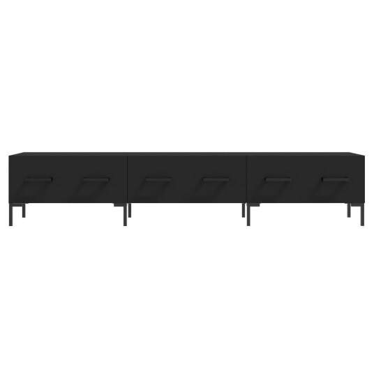 vidaXL TV-benk svart 150x36x30 cm konstruert tre 8720845945268