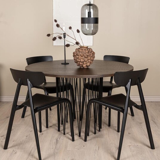 Furniture/Fashion Spisegruppe furniture/fashion Stone med 4 Ursholmen Stoler GR23034