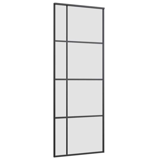 Svart 76x205cm Esg glass Svart 76x205cm Esg glass