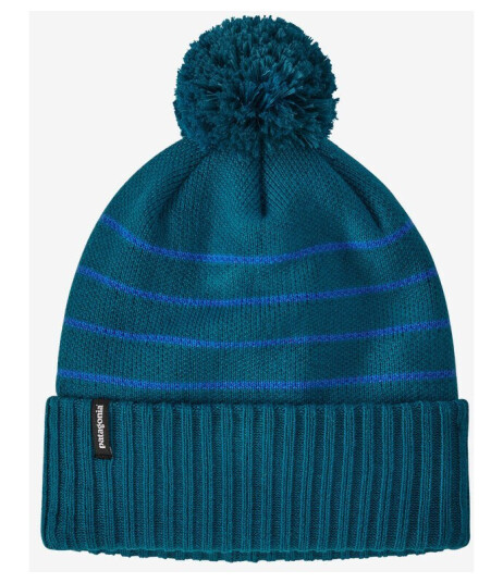 Patagonia Powder Town Beanie Steller Blue Patagonia Powder Town Beanie Steller Blue