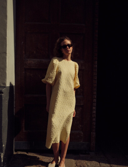 Noella Reno Pastis Long Dress - Yellow - XL