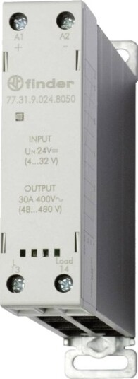 Finder Halvlederrelé 77.31.9.024.8050 5 30 A Koblingsspenning Maks.: 480 V/Ac Veksel Ved Nullspenning 1 Stk
