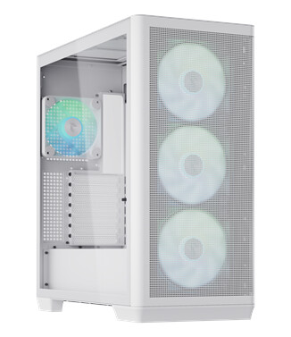 AeroCool APNX C1 Midi Tower Kabinett Hvit med ARGB Belysning AeroCool APNX C1 Midi Tower Kabinett Hvit med ARGB Belysning