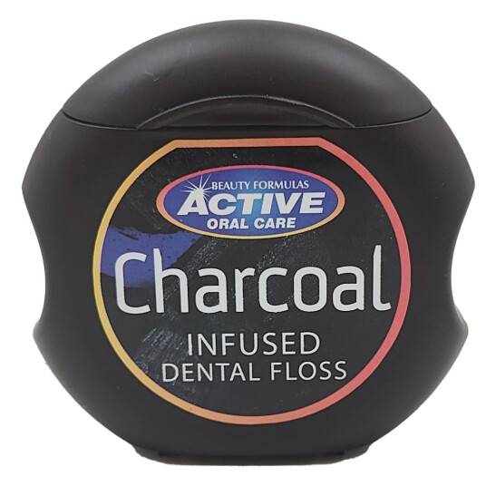 Tanntråd uten PFAS Active Oral Care Charcoal 50 mtr.