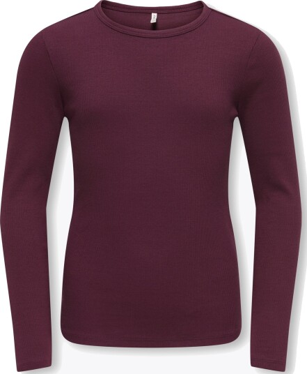 Kids Only Lucky Long Sleeve O Neck Top Burgunder 122/128