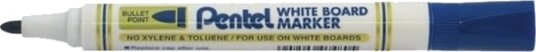 Pentel Mw85, 12 Stk, Blå, Projektilspiss, Blå, Hvit, Plast
