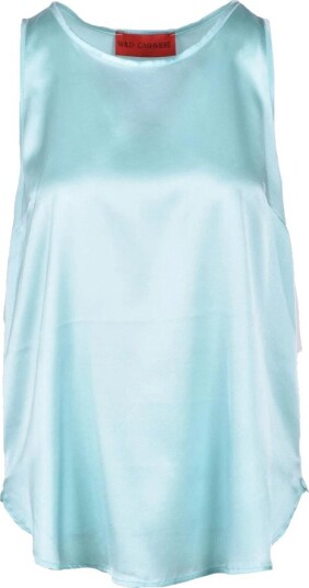 Wild Cashmere Dame Topper Grønn S,