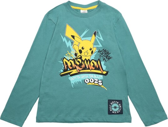 Pókemon Tshirt LGREEN 128