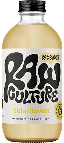Raw Culture Kombucha Hyldeblomst Øko Raw Culture Kombucha Hyldeblomst Øko