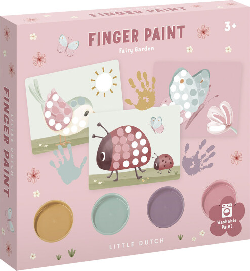 Little Dutch Little Dutch - Fingerpaint Set - Fairy Garden - Multi/patterned - ONE SIZE