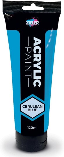 Zieler Premium Akrylmaling 120ml Cerulean Blue
